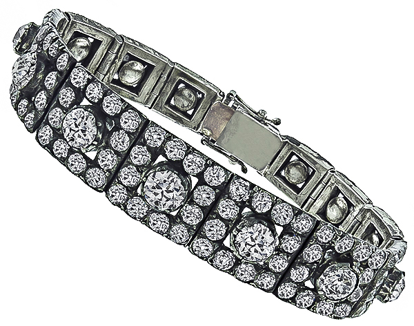 Antique 31.00ct Diamond Bracelet