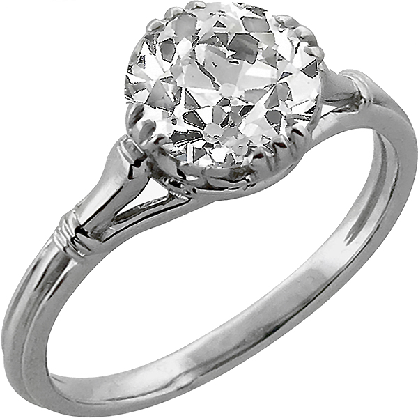 diamond platinum engagement ring 1