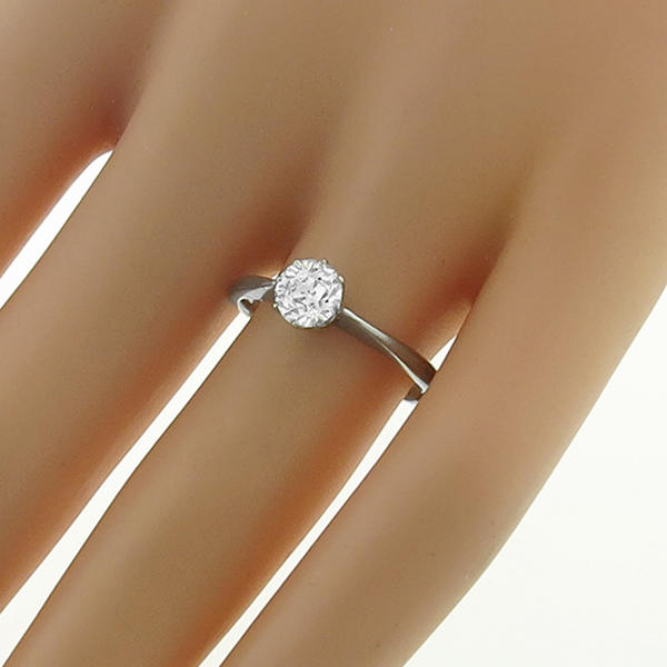 diamond platinum engagement ring 1