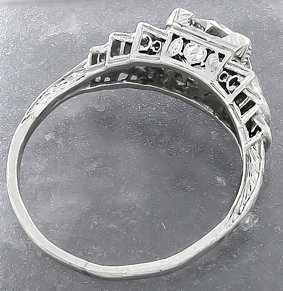 Antique GIA 1.59ct Diamond Engagement Ring Photo 1