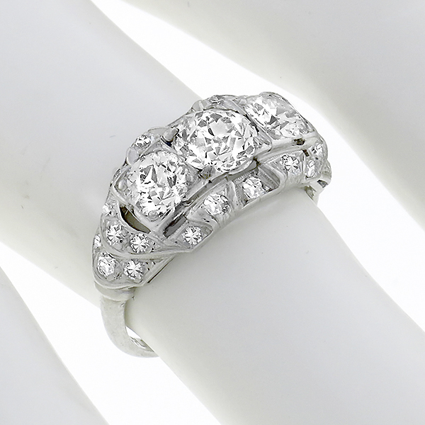 diamond platinum anniversary ring 1
