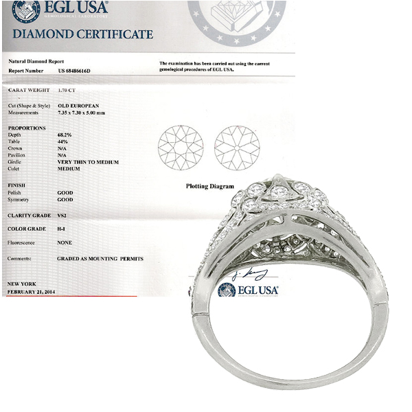  platinum diamond engagement ring 3
