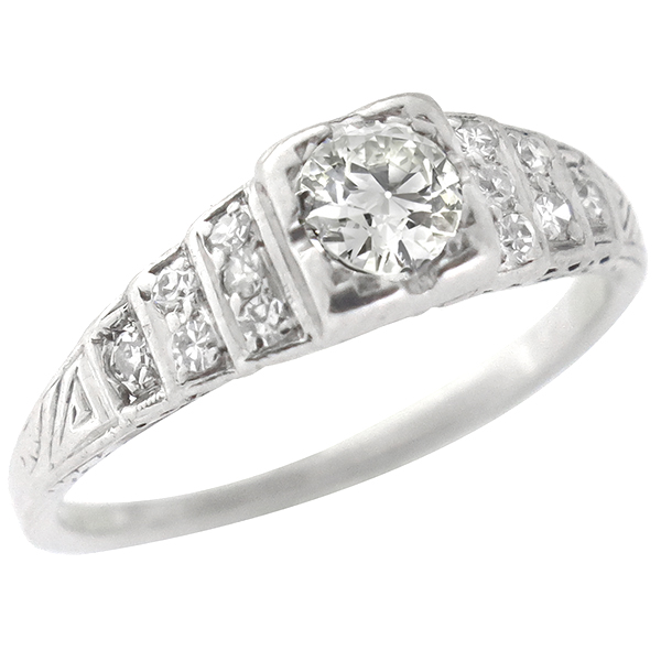 platinum engagement ring 1