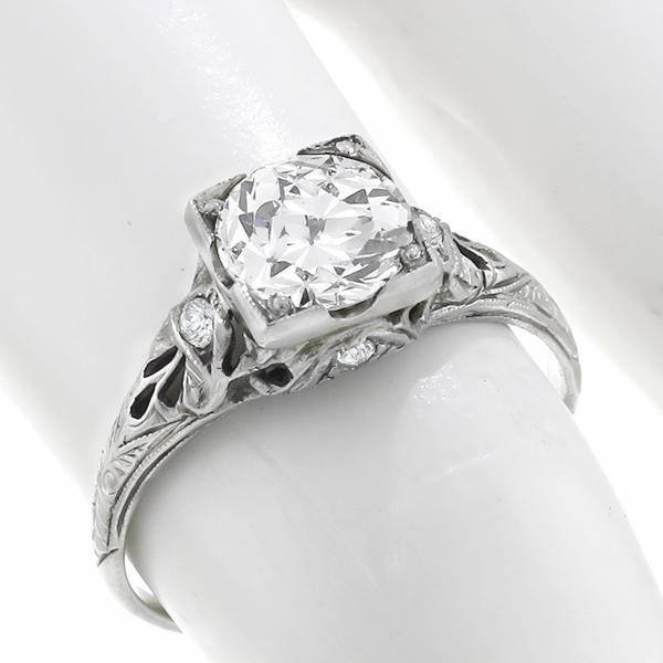  platinum diamond engagement ring 1