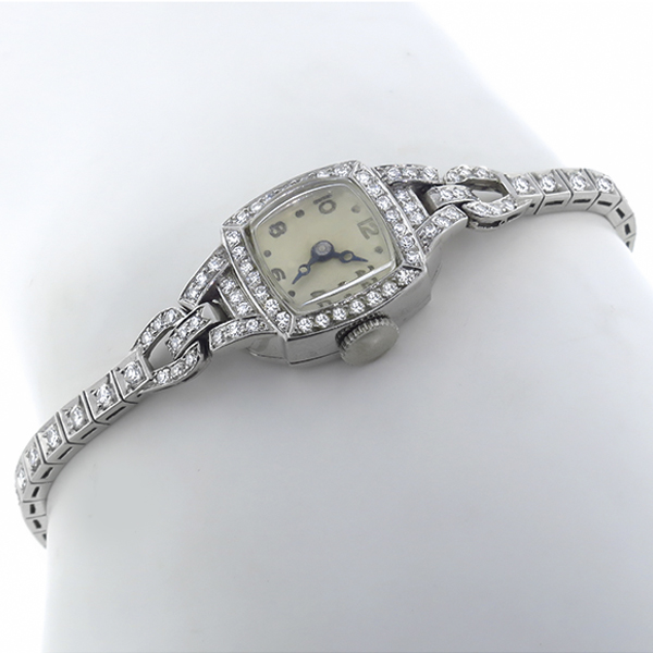 diamond  platinum watch 1