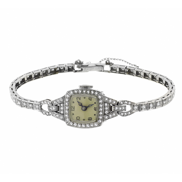 diamond  platinum watch 1