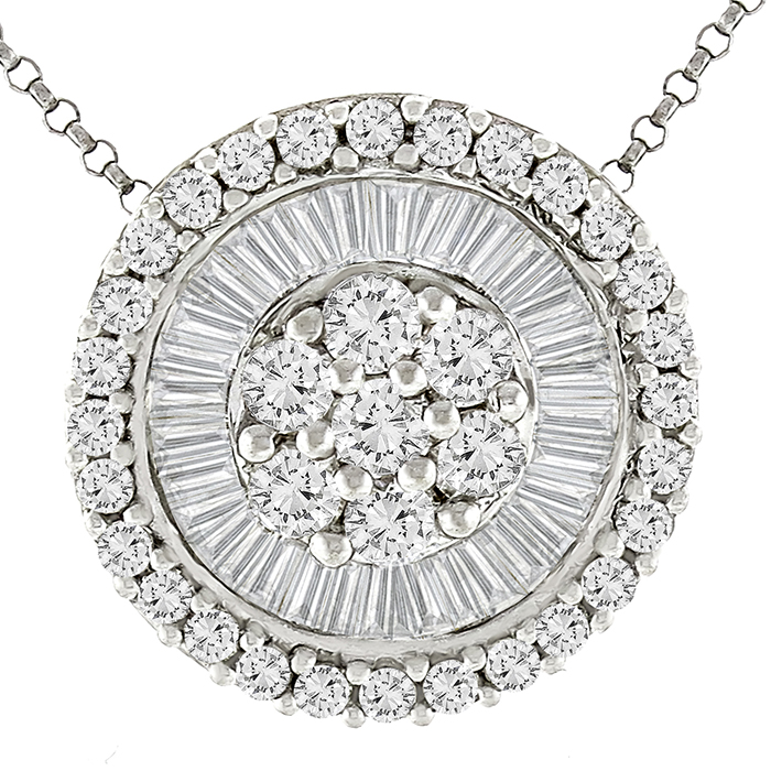 2.01ct Diamond Gold Necklace