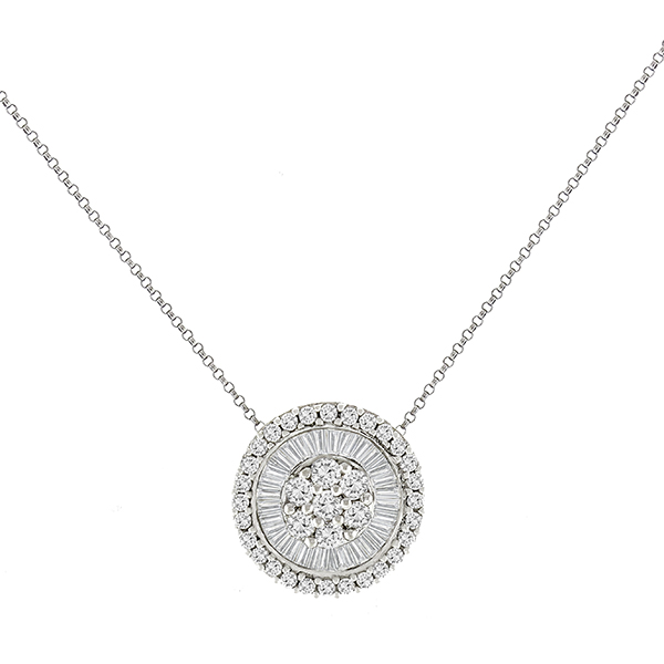 2.01ct Diamond Gold Necklace