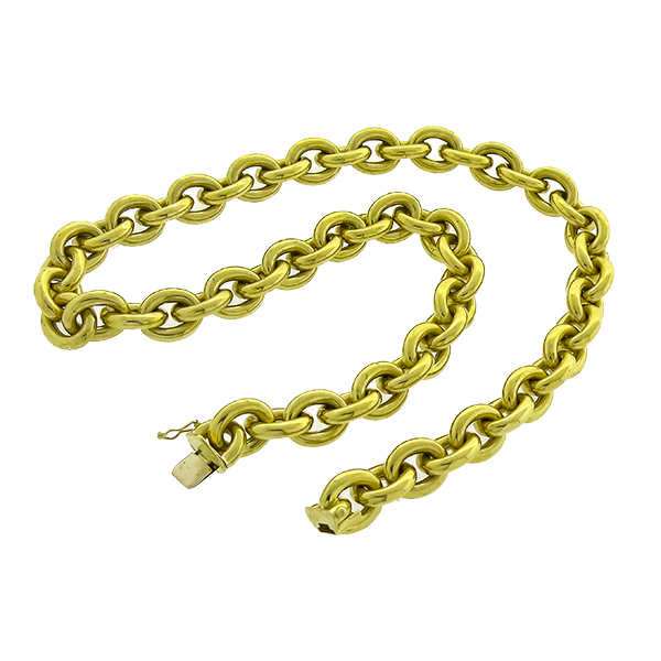 Bulky Gold Cable Chain Necklace | Israel Rose