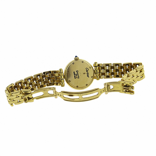 18k yellow gold cartier cougar watch  1