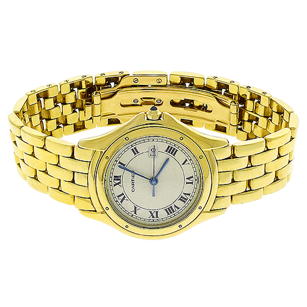 Cartier Cougar Gold Watch 