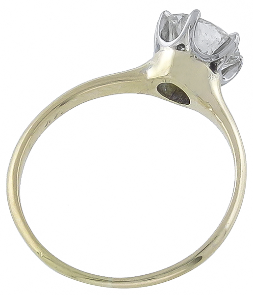egl certified 1.19ct diamond solitaire engagement ring photo 1