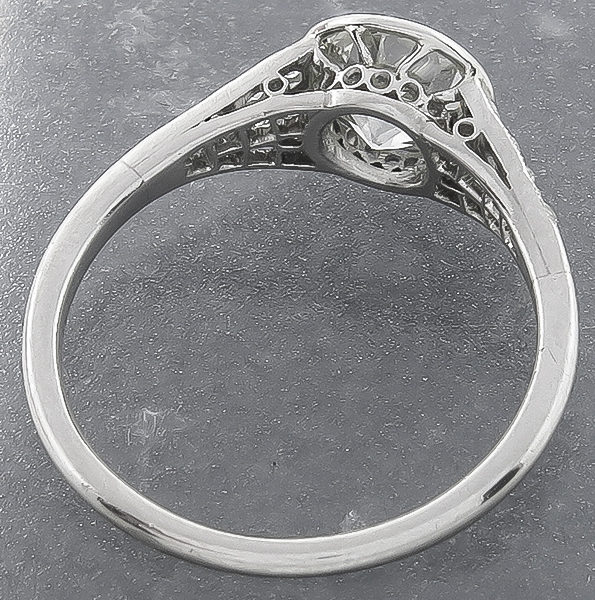 EGL Certified 1.38ct Diamond Engagement Ring Photo 1