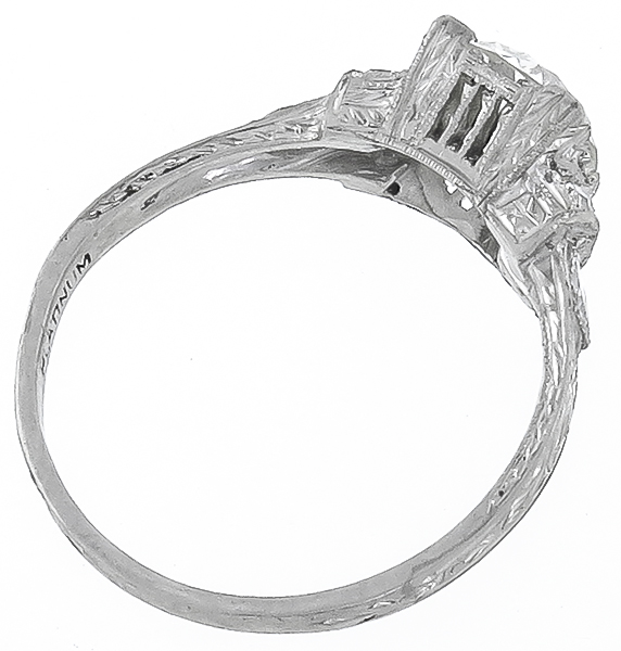 egl certified 1.46ct diamond engagement ring photo 1