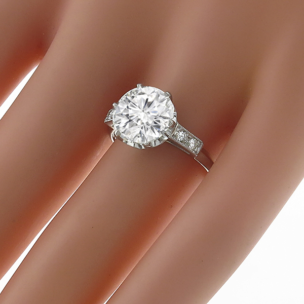diamond platinum engagement ring 1