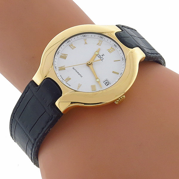 ebel  lichene 18k yellow gold watch 1