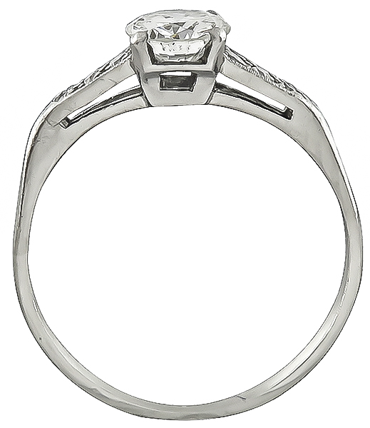 Estate 0.50ct Diamond Engagement Ring