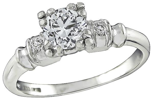 Estate 0.55ct Diamond Engagement Ring