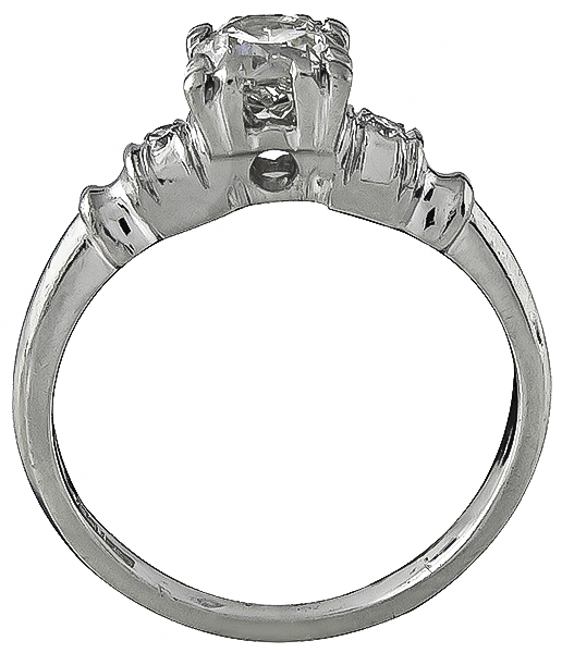 Estate 0.55ct Diamond Engagement Ring