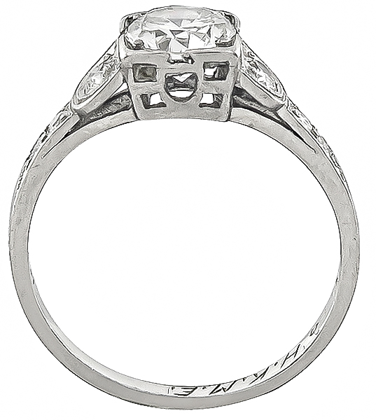 Estate 0.65ct Diamond Engagement Ring