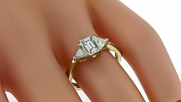 Estate 0.69ct Diamond Engagement Ring Photo 1