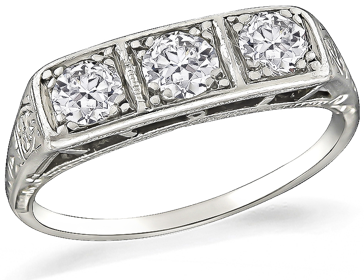 Estate 0.70ct Diamond Ring