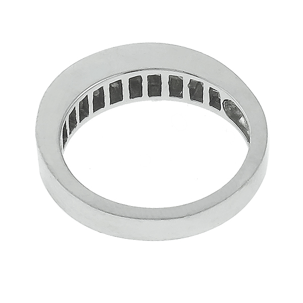  diamond 14k white gold wedding band 1