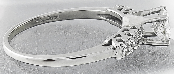Estate 0.80ct Diamond Engagement Ring Photo 1