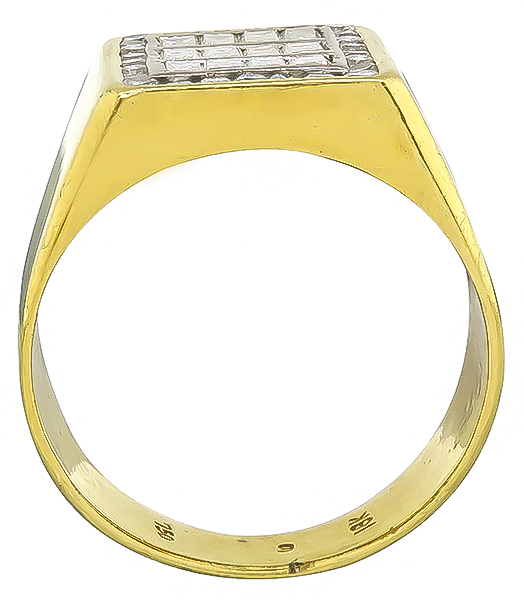 Estate 0.80ct Diamond Men's Ring