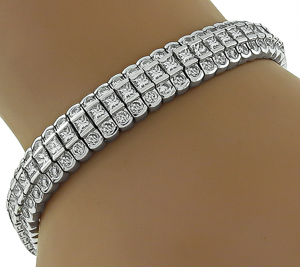 Estate 10.00ct Diamond Bracelet