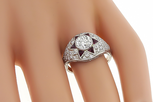 Estate 1.01ct Diamond Engagement Ring