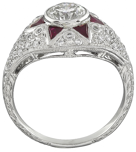 Estate 1.01ct Diamond Engagement Ring