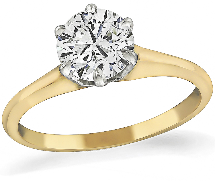 Estate 1.02ct Diamond Solitaire Engagement Ring