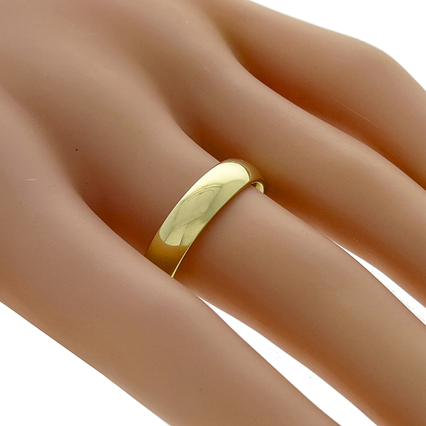 Estate 14k Yellow Gold Comfort Fit Wedding Band