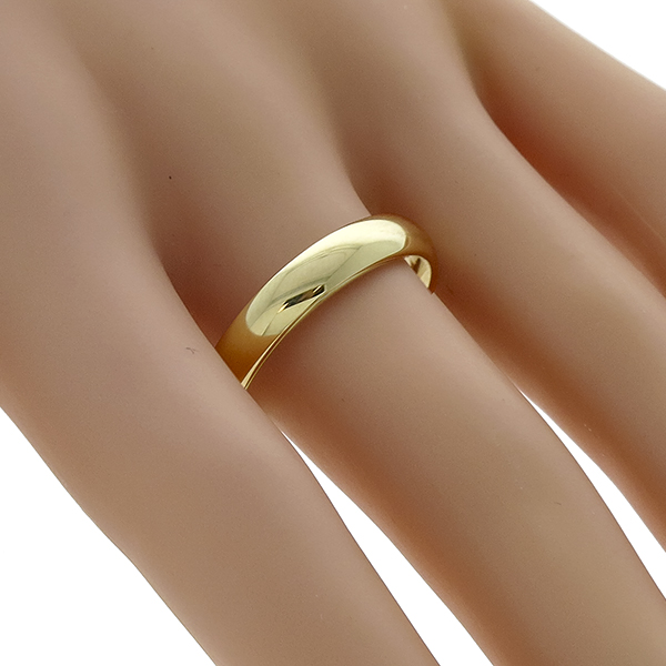 Estate 14k Yellow Gold Dome Wedding Band