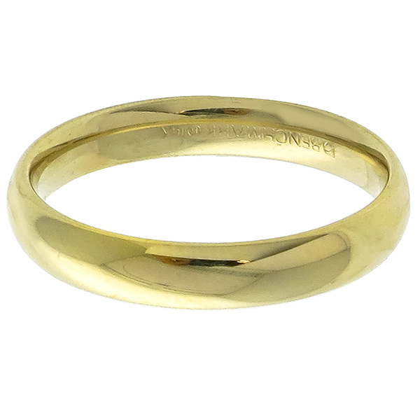 Estate 14k Yellow Gold Dome Wedding Band