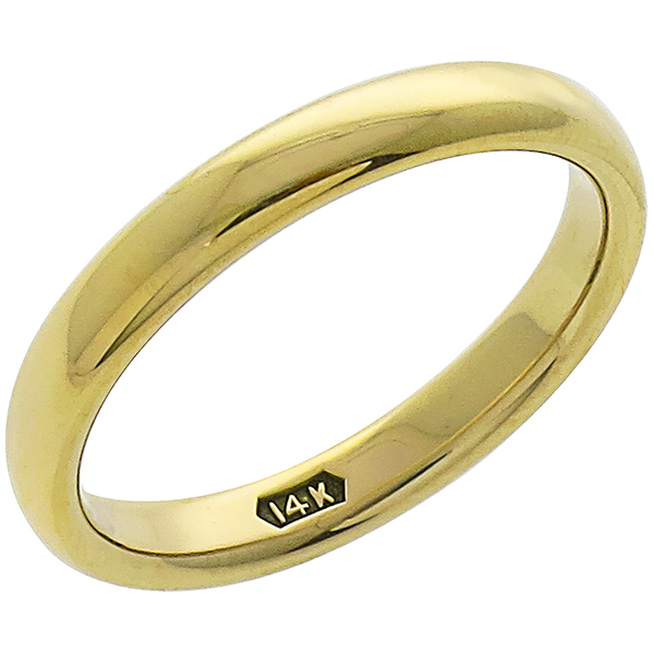 Gold  Wedding Band