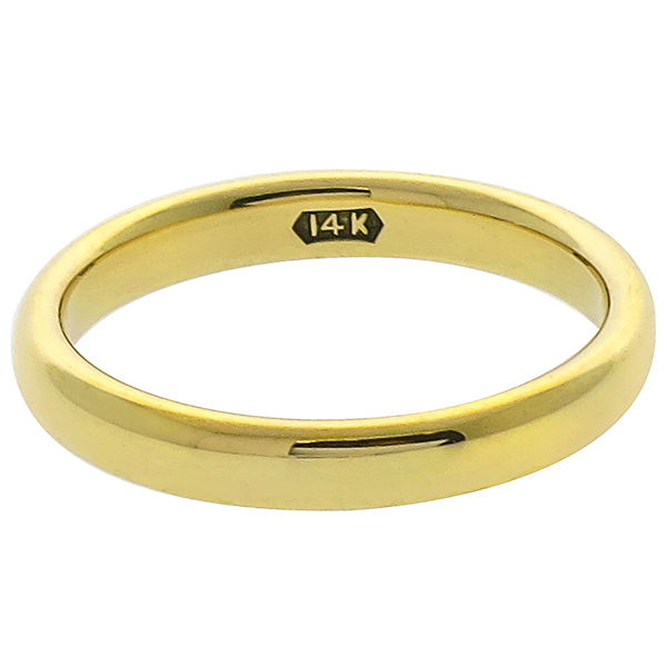 Gold  Wedding Band