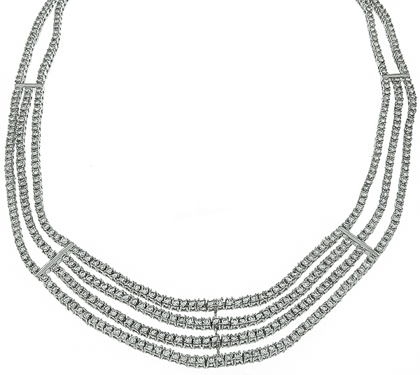 Estate 15.00ct Diamond Necklace Photo 1