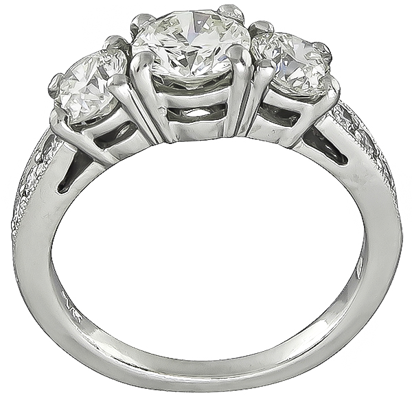 Estate 1.50ct Diamond 3 Stone Ring