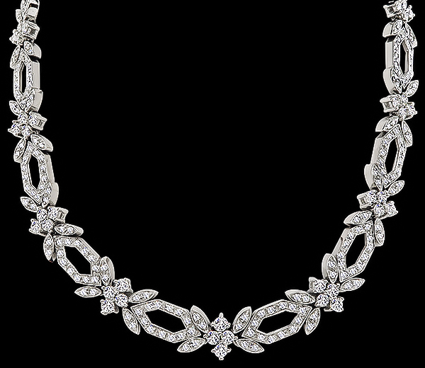 Estate 16.00ct Diamond Necklace