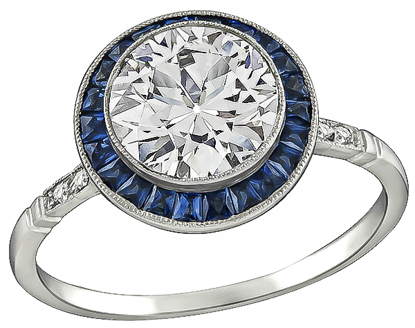 Estate 1.74ct Diamond Engagement Ring Photo 1