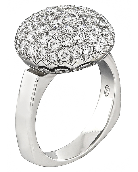 Estate 1.75ct Diamond Cocktail Ring