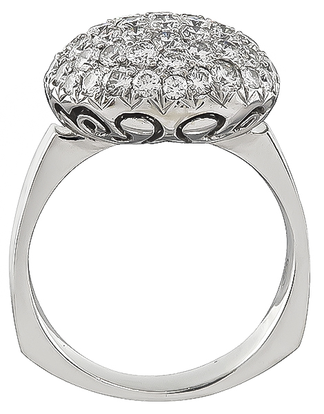 Estate 1.75ct Diamond Cocktail Ring