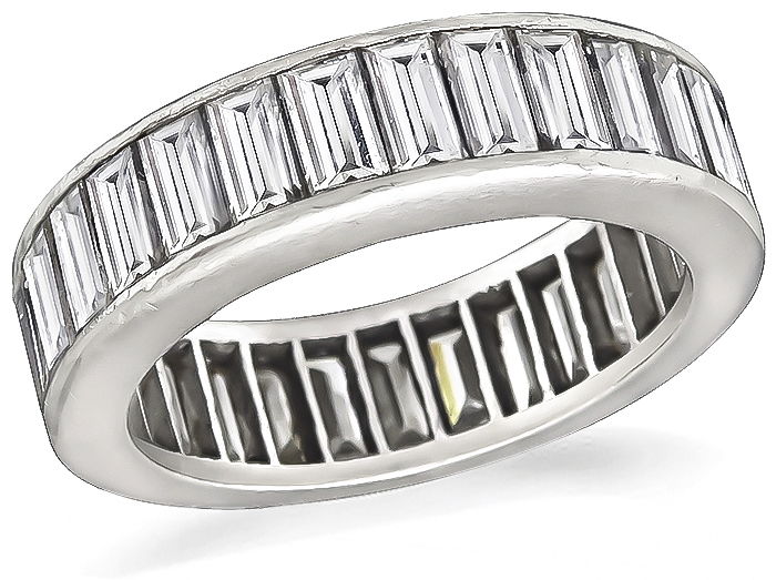 Estate 1.75ct Diamond Eternity Wedding Band