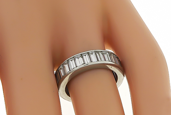 Estate 1.75ct Diamond Eternity Wedding Band