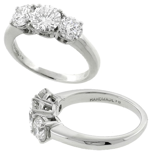 diamond platinum  anniversary ring 1