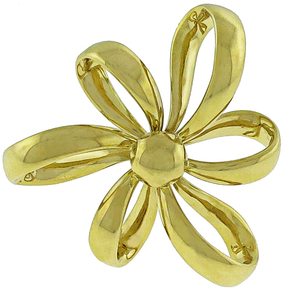 Gold Bow Pin