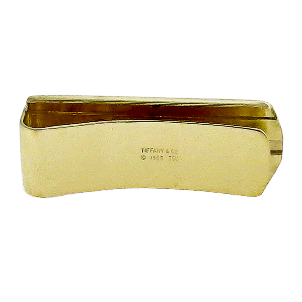 Tiffany & Co Gold Money Clipper