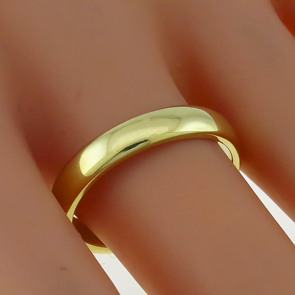 Estate 1999 Tiffany & Co 18k Yellow Gold Wedding Band